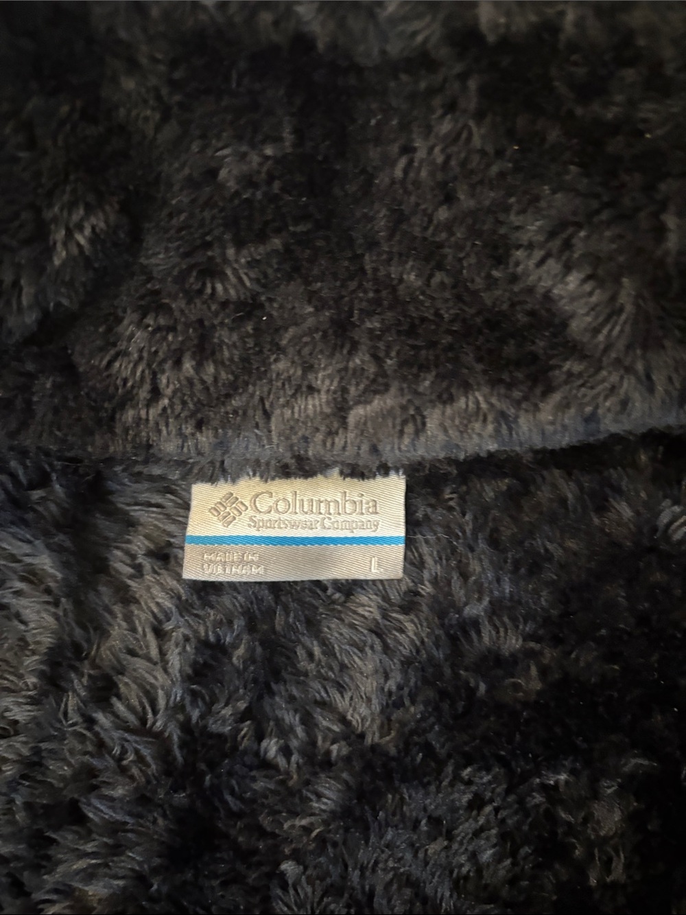 Columbia Women’s Black Plush Full-Zip Teddy Jacket - Picture 2 of 4